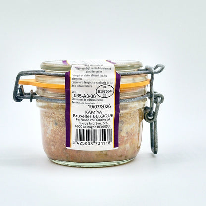 Pâté de Gibier au foie gras Bière de Rochfort