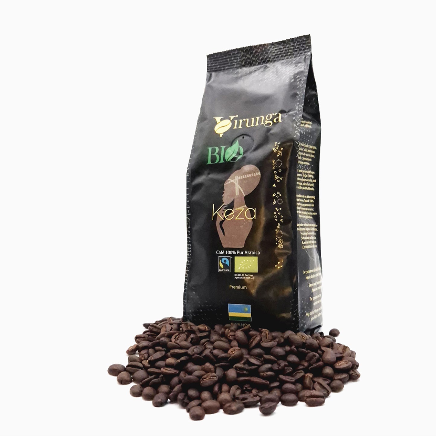 Pack Café Virunga Biraryoshe (Moulu/Grains) 2 x 250 g